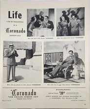 1946 Coronado Summer Suits Vintage ad men who go places in life