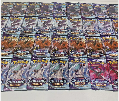 Pokemon 36 x Chilling Reign Sealed Booster Packs (Equal to Booster Box) Lot  Pack | eBay