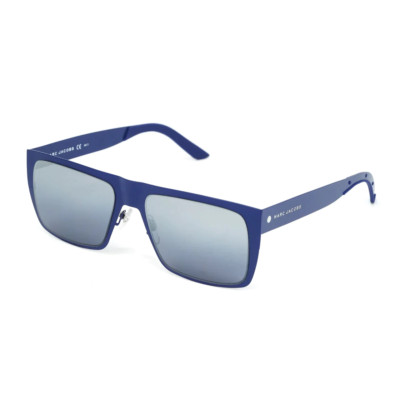 Marc Jacobs Herren Rechteckige Sonnenbrille Flat Top Blau MARC 55/S 6VX