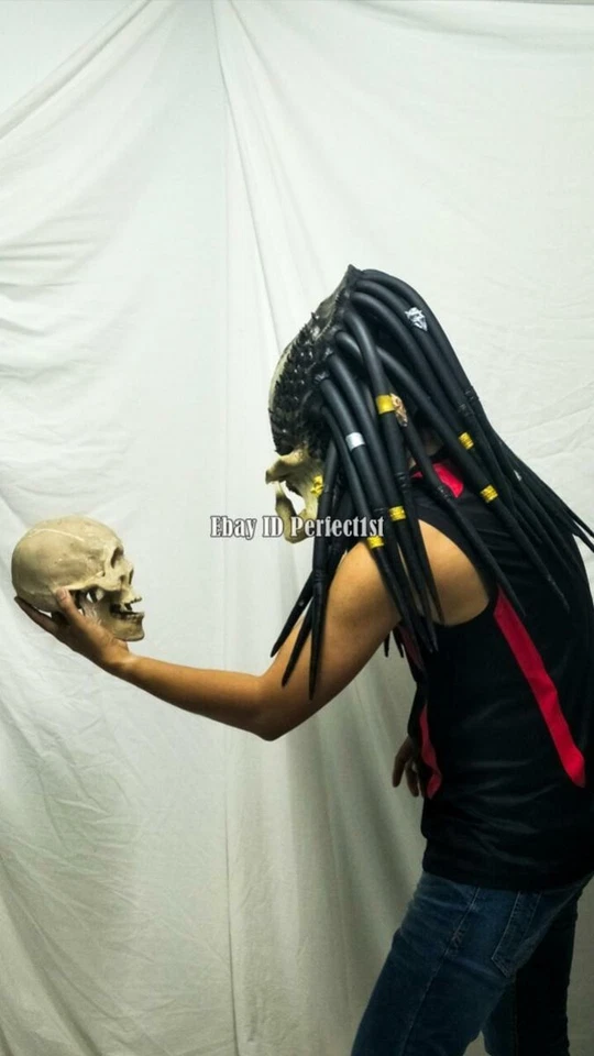 ELDER THE PREDATOR Latex Mask  tokyo comic con Halloween Cosplay Movies Horror  - Image 2 of 4