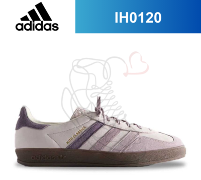 KITH Classics adidas Originals Gazelle Indoor Ash Purple Ice IH0120 Men's |  eBay