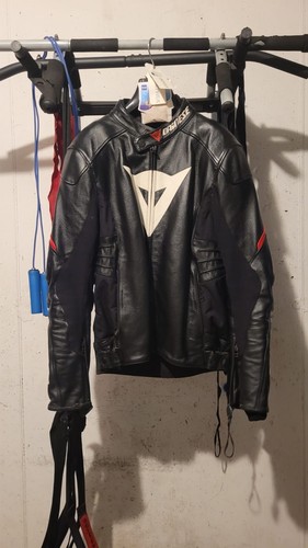 giacca moto uomo dainese con imbottiture protettive, nera, taglia L. - Foto 5 di 7