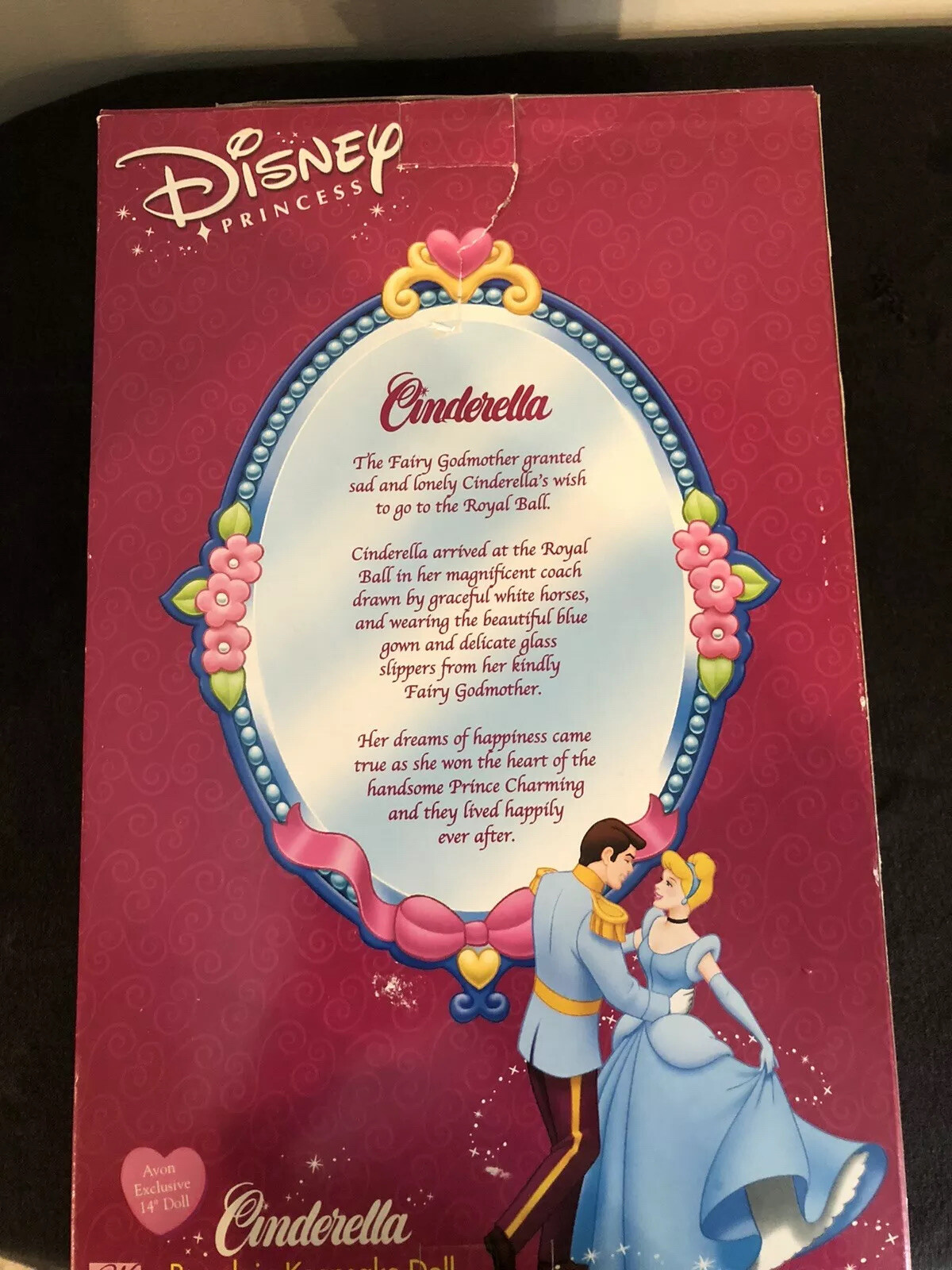 cinderella porcelain keepsake doll 2002