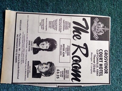 El80 Ephemera 1974 Werbung Cliftonville Jane Fyffe Norman Norman Peter Jon 