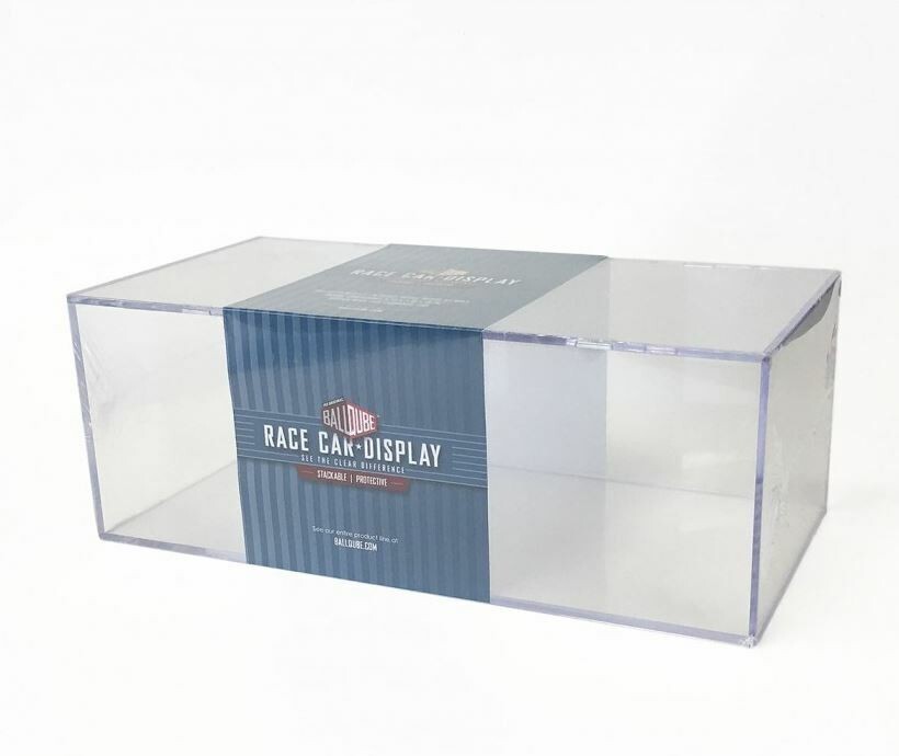 Ballqube 1/24 Scale Race Car Display Cube - Case Holds Diecast NASCAR and Action
