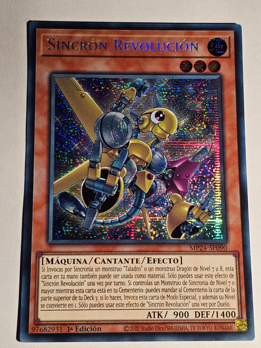 Revolution Synchron○YUGIOH○MP24○SECRET RARE○SPANISH○1st ED
