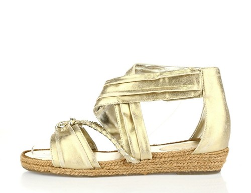 KENNETH COLE REACTION Metallic Gold 