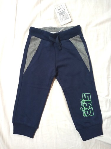 PANTALONI SPORTIVI FELPATI LUNGHI BLU BIMBO 12-18 MESI 80 PIAZZA ITALIA  bambino | eBay