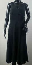 J Crew Womens Sophia Dress Size 8 Style 62983 100% Silk Black Lined Sleeveless 