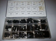 460pc SHOP ASSORTMENT WOODRUFF KEY SNAP RING ROLL PIN 