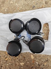 4 Black Plastic Wheel For Cabinet Or Storage Box