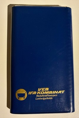DDR Telefonbuch Taschenkalender 1980 IFA mobile DDR VKB 1 449 107 Vintage Blau