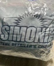 Simoniz Car Cover large with Storage Bag - Fits Cars Sedans, Coupe Length.  