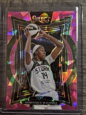 2025 Panini Select WNBA Dominique Malonga Rookie Pink Ice #60 Storm RC Concourse