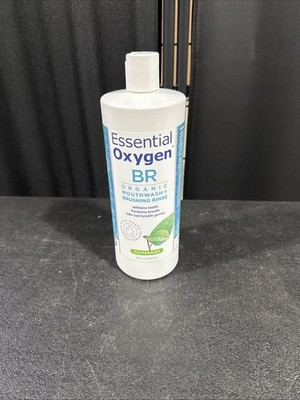 Certified BR Organic Brushing Rinse - Natural, Alcohol-Free, Peppermint 32 Ounce