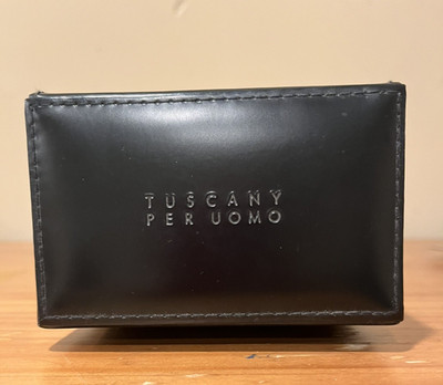 Vintage Tuscany Per Uomo Cologne Black Leather Box