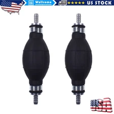 2pc Hand Fuel Primer Pump 8mm 5/16 For 9001-089A Bulb Type Boat Fuel Diesel Pump