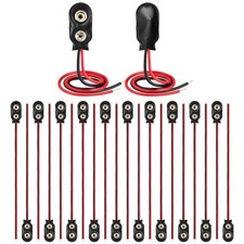 CHANZON UL Wires 20PACK 9v 5.9 inches 15 cm , 1 I-type Pigtail Leather 20pcs