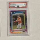 2024 Donruss Optic Preview Pink Prizm #369 Bo Nix Rated Rookie Denver PSA 9