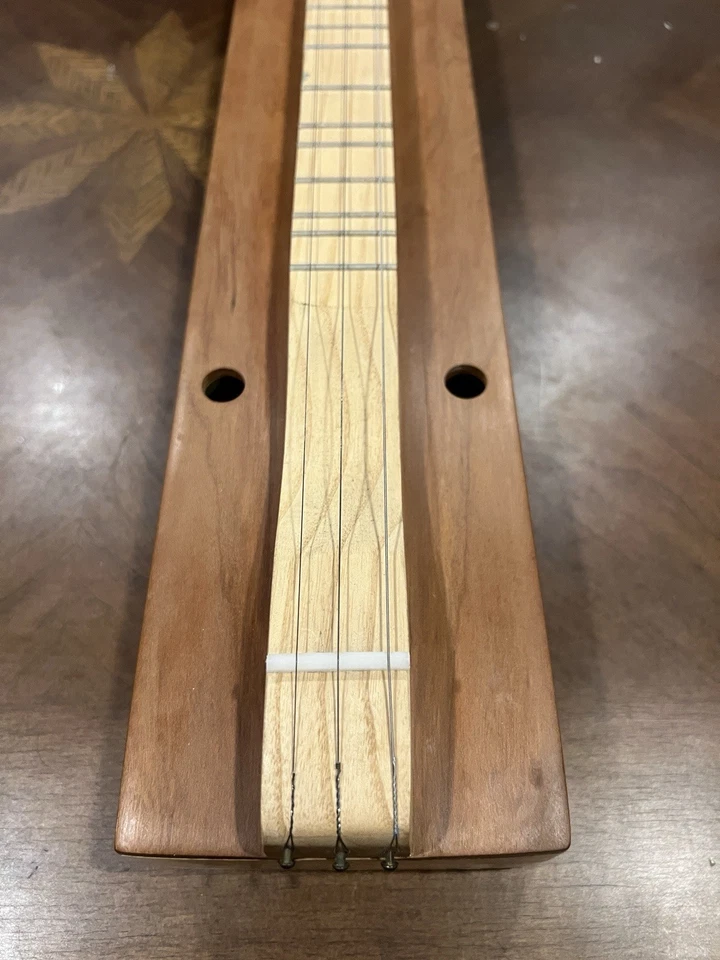 "Caja Dulcimer vintage hecha a mano de 24"" - Instrumento de arte popular - Estilo Apalaches" Foto 3 de 4