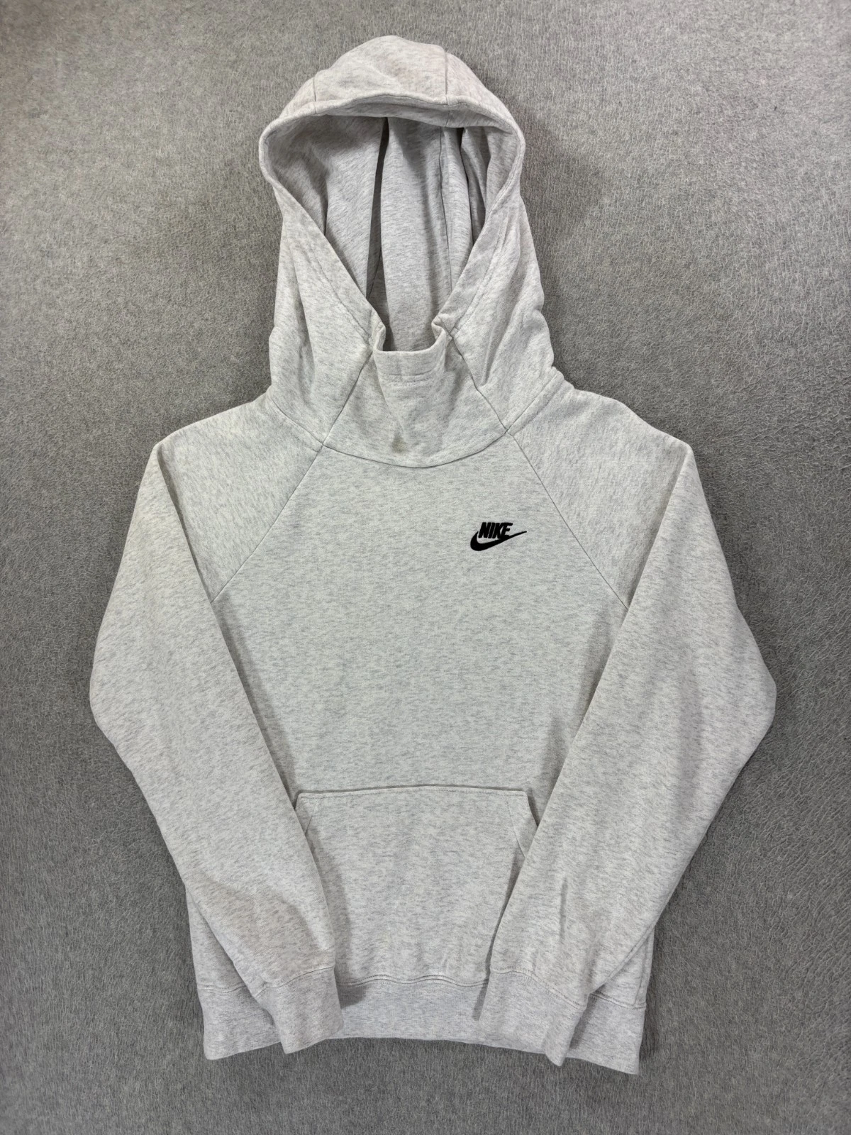 Nike Black Label Cotton Blend Athletic Fit Hoodie Sweatshirt (Women's XS) Gray