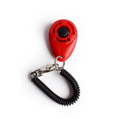 Dog Training Clicker with Wrist Strap Pet Puppy Cat Obedience Trainer Sound Aid