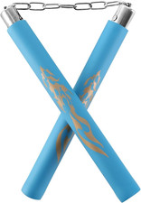 Nunchuck,Safe Foam Training Nunchucks/Nunchakus with Steel Chain