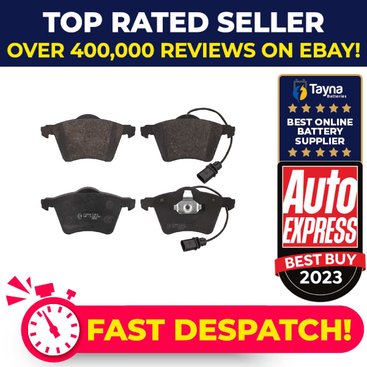 Brake Pads Set fits VW CARAVELLE Mk4 2.5D Front 95 to 03 7D0698151A VOLKSWAGEN