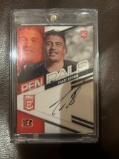 Chase Brown RC 2023 Panini Elite Pen Pals On Card Auto Rookie