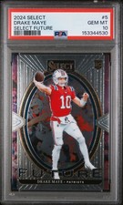 2024 Panini Select Drake Maye #5 PSA 10