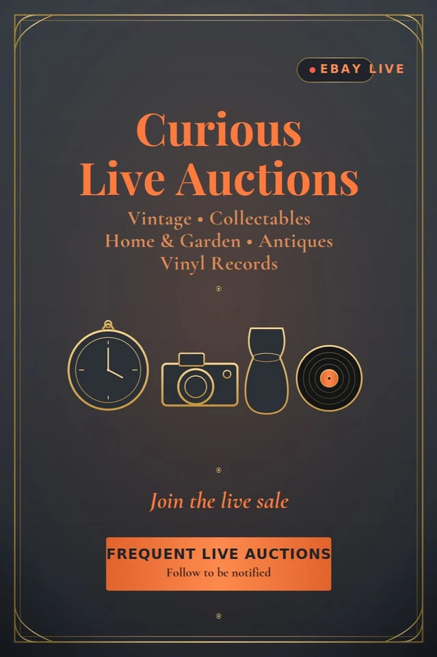 Curious Live Auctions - £1 Start - Collectables, Antiques, Vinyl Records