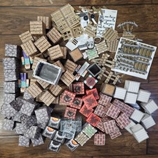 HUGE Lot Minecraft Paper Craft 145+ Pieces Overworld Utility, Shelter, Minecart