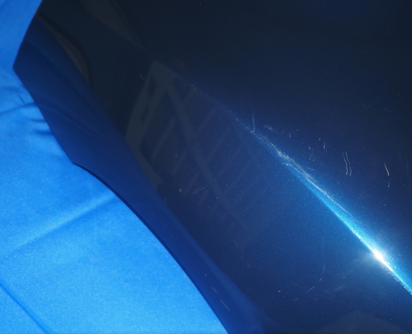 2008-2012 Audi R8 Type 42 Rear Left Quarter Molding Panel OEM Dent Free! Blue