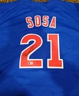 Sammy Sosa Signed MLB Chicago Cubs Jersey Beckett COA