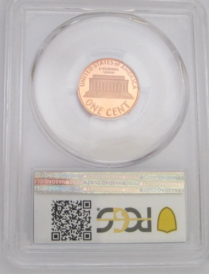 1986-S Lincoln Memorial 1c PCGS PR70 RED DEEP CAMEO = TOP GRADE Rare & Scarce - Image 2 of 4