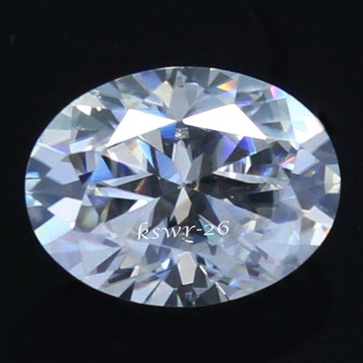 Natural Certified D Color VVS1 Excellent Cut 6x8 MM Oval Loose White Diamond