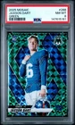 2025 Panini Mosaic Rookie Variations Jaxson Dart #288 Green Prizm (RC) PSA 8