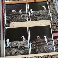 Lot Of 4 APOLLO 11 Moon Landing Picture Kodak...