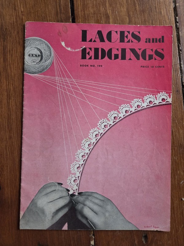 Vintage Laces And Edgings c1943 Book No 199