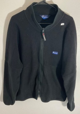 Penfield Black Fleece Full Zip Jacket Size Large