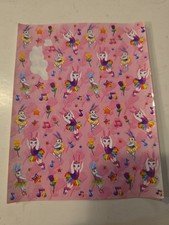 VTG Lisa Frank Sticker sheet Bunny Ballerina Star Music Note S672 6 Mods