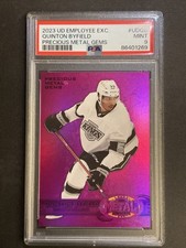 2023 Upper Deck Precious Metal Gems Quinton Byfield NHL Metal Employee Exclusive