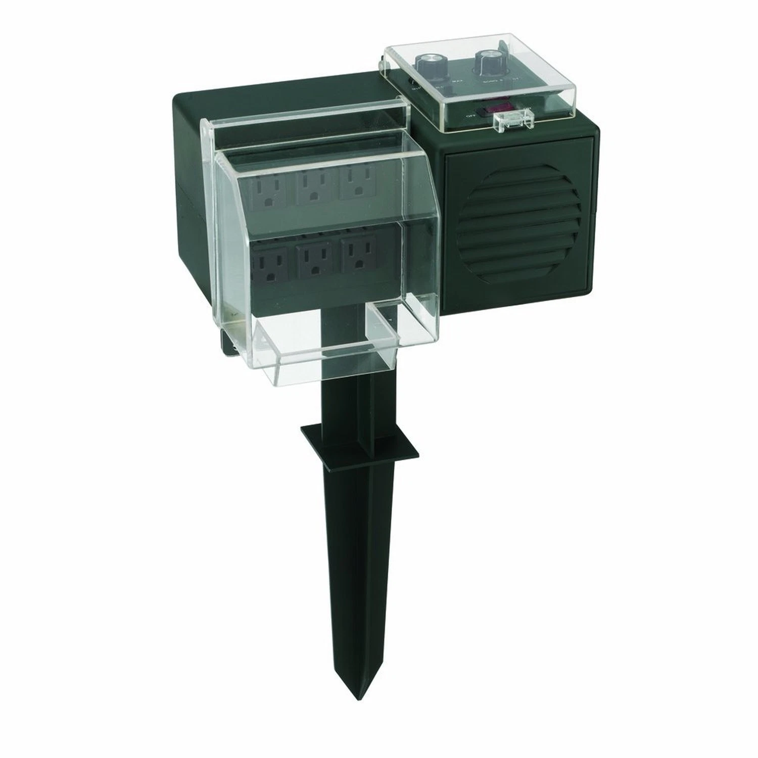 Mr. Christmas Outdoor Christmas Lights Power Strip Stake - Thumbnail 4