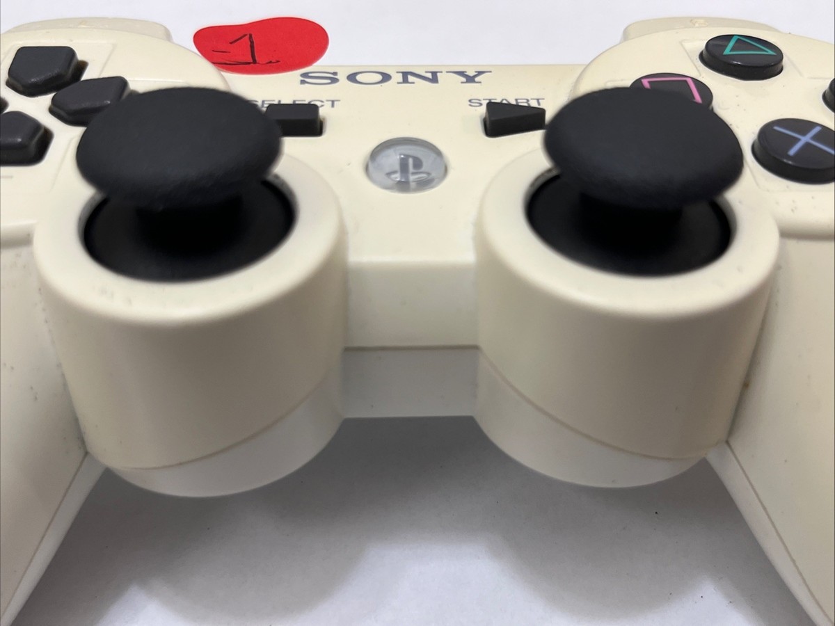 Sony PS3 DualShock 3 Wireless Controller – White OEM Tested softly