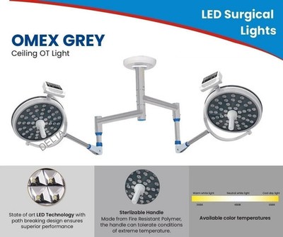 New Surgical And Examination OT LED Light Operation Theatre Double Dome 48 + 48