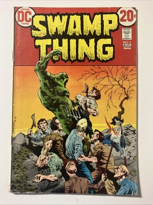 Swamp Thing #5 GD/VG 3.0 DC Comics 1973 New Powers Bernie Wrightson