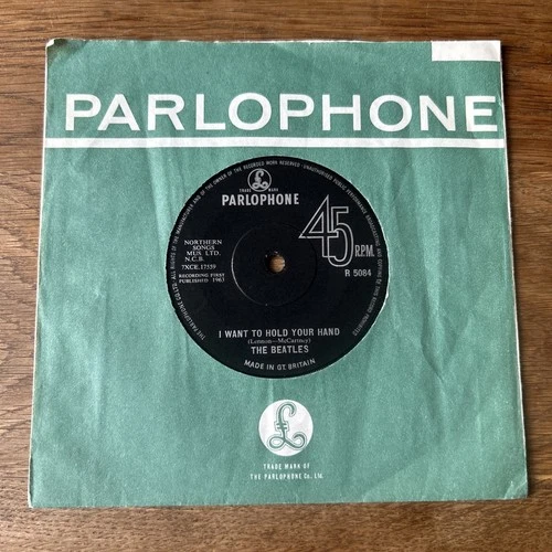 Pop The Beatles – I Want To Hold Your Hand Parlophone R 5084  SOLID PRESS