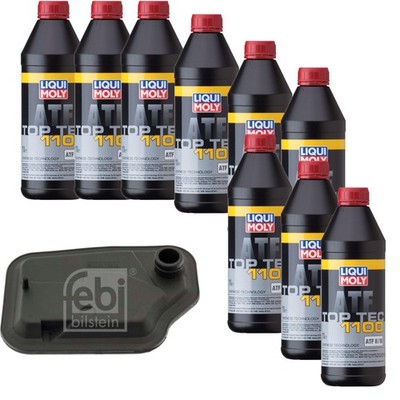 9 L LIQUI MOLY Top Tec ATF 1100 FEBI Getriebeölfilter für Mazda Demio 1.5 16V