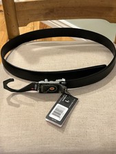 Mission Belt Black Leather Philadelphia Flyers Adjustable 40mm Men's L NWT
