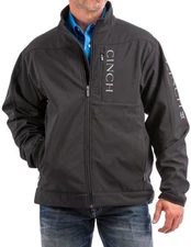 Cinch Western Jacket Mens Bonded Concealed Carry Zip Black MWJ1043014